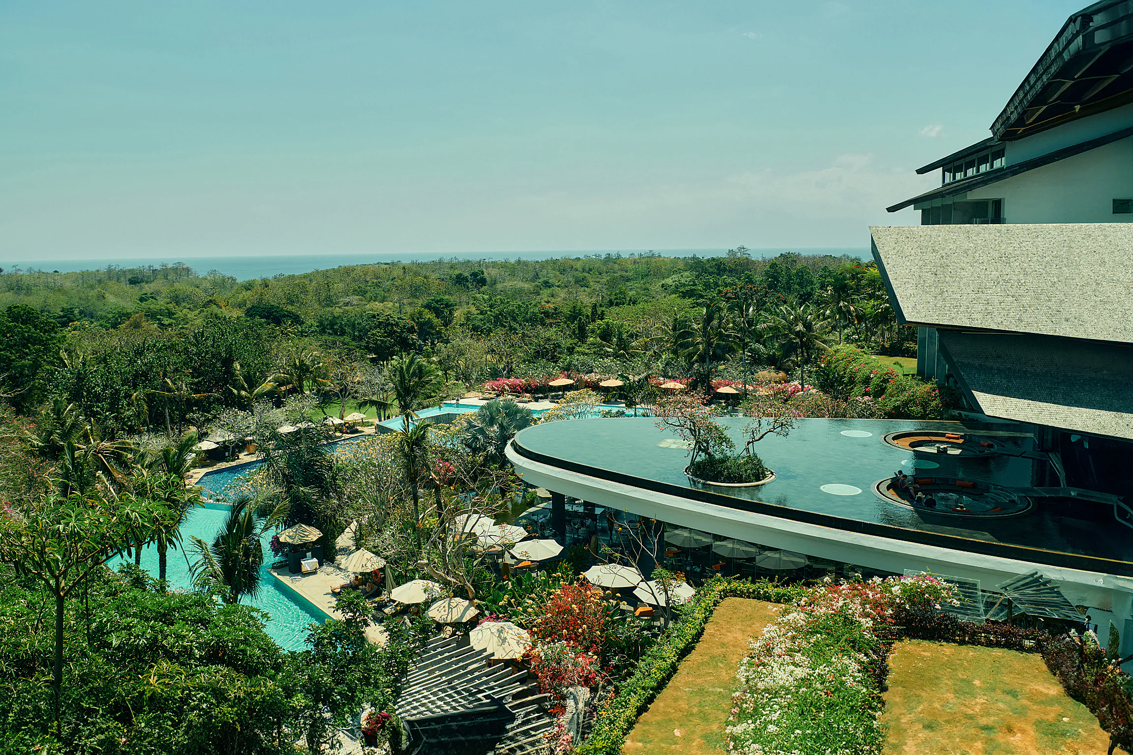 RIMBA by AYANA Bali — poolside serenity at golden hour