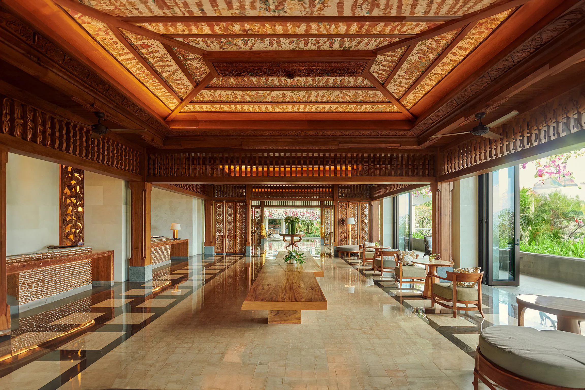 AYANA Segara Bali — hilltop facade in lush gardens