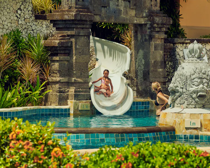 Children playing at AYANA Kids Pool