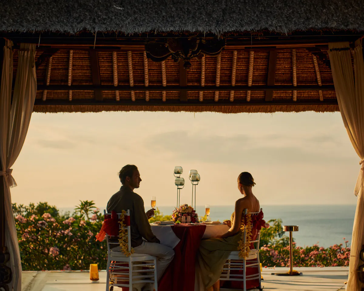 Private sunset dinner for two