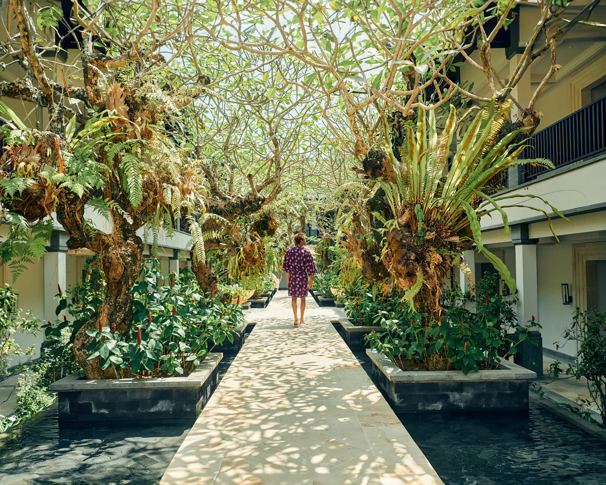 Treatment villa exterior