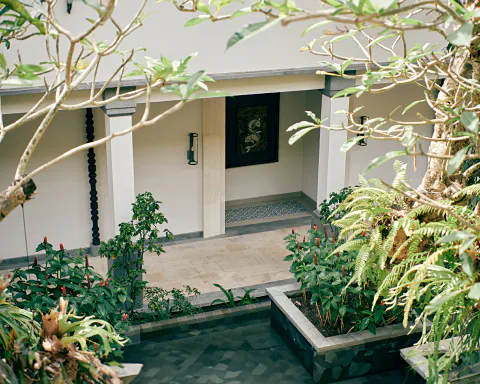 Detail of the villa interior